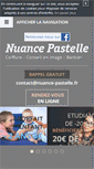 Mobile Screenshot of nuance-pastelle.fr