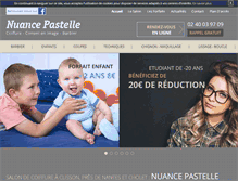 Tablet Screenshot of nuance-pastelle.fr